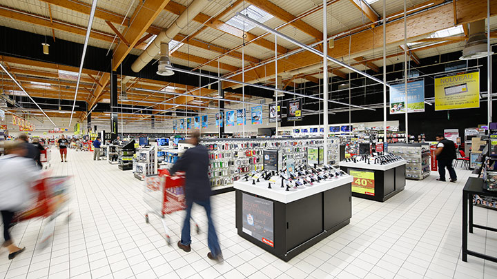 Caluire_Auchan-©Xavier Boymond - Philips Lighting