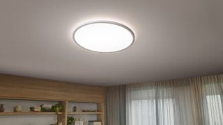 Les ampoules à filament LED d'inspiration vintage suspendues comme des suspensions créent une ambiance chaleureuse dans une salle à manger confortable, présentant des solutions d'éclairage Habitat économes en énergie et élégantes