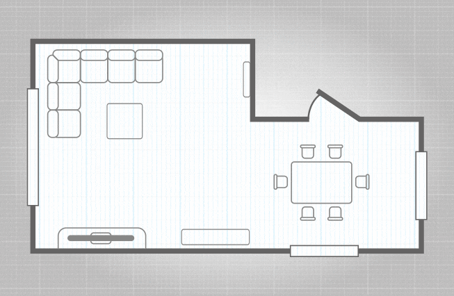 Une illustration simple du plan d'étage
